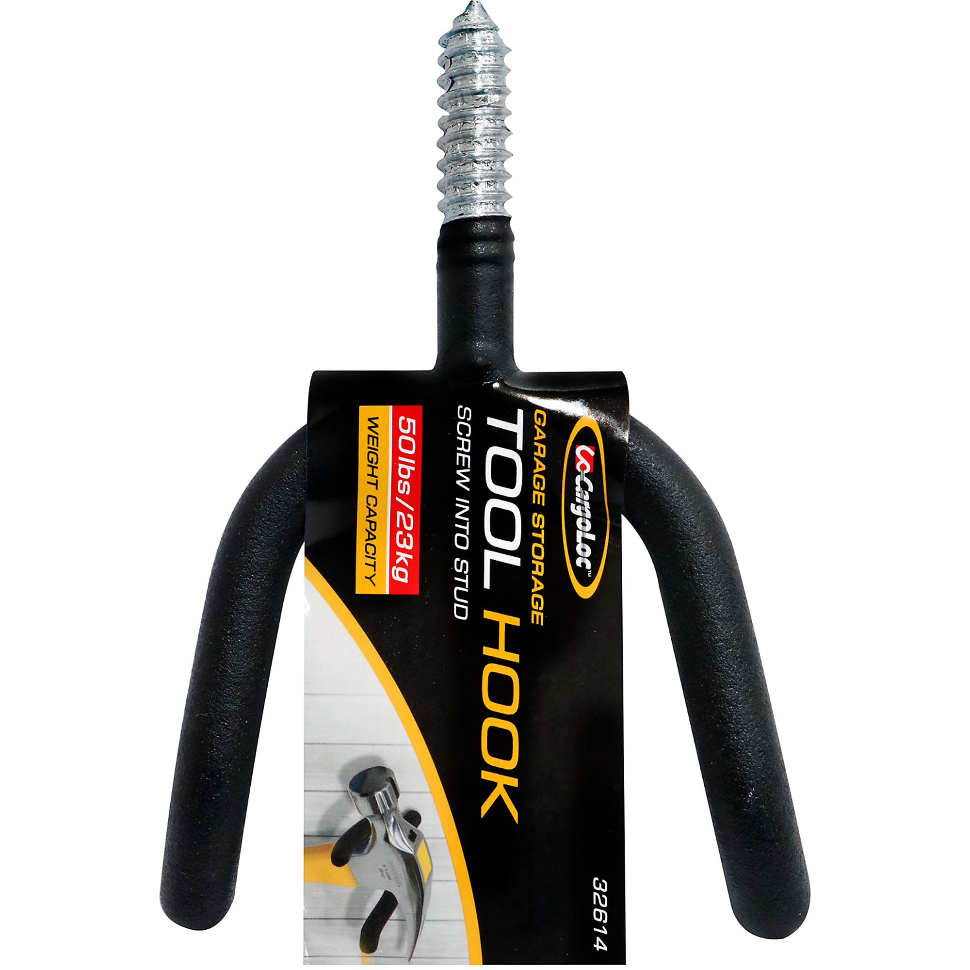 Cargoloc Screw-In Large Tool Hook — Heavy-Duty, Model# 32614